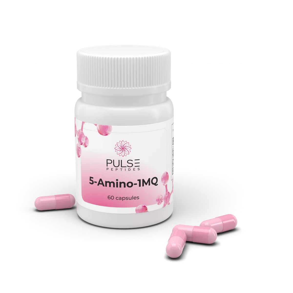 Pulse Peptides 5-Amino-1MQ capsules with loose capsules