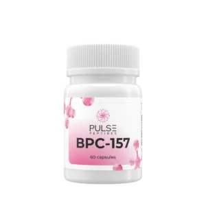 Pulse Peptides BPC-157 capsules, bottle of 60